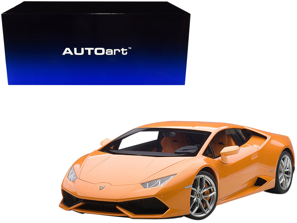 Lamborghini Huracan LP610-4 Arancio Borealis 4-Layer/Pearl Metallic Orange 1/12 Model Car by Autoart-0