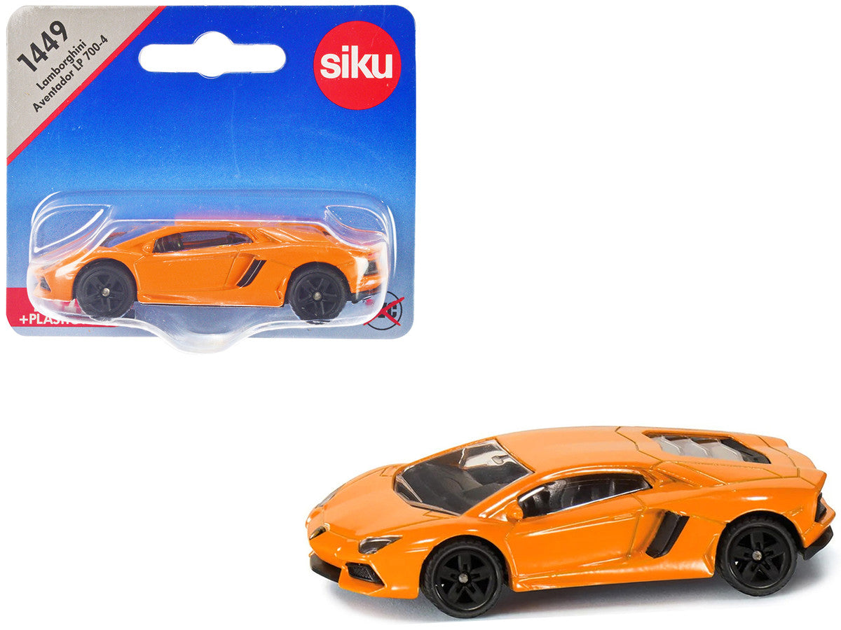 Lamborghini Aventador LP700-4 Orange Diecast Model Car by Siku-0