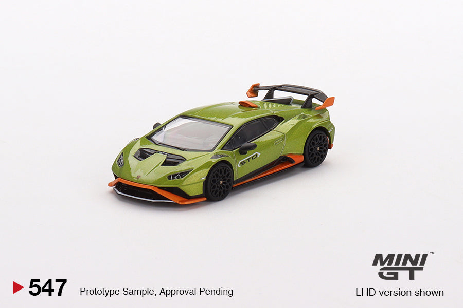 Mini-GT Lamborghini Huracán STO Verde Citrea #547 1:64 MGT00547-3