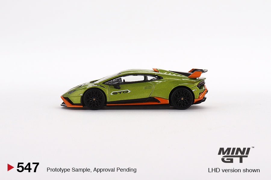 Mini-GT Lamborghini Huracán STO Verde Citrea #547 1:64 MGT00547-4