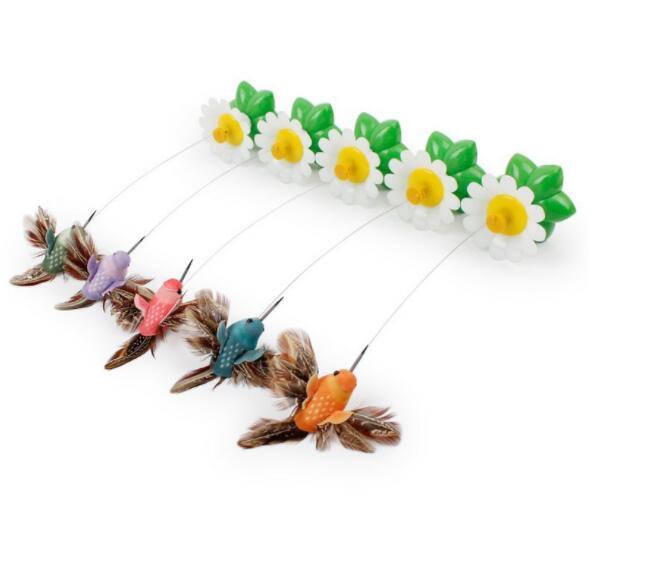 Electric Enchanting Rotating Flower Pet Toy-7