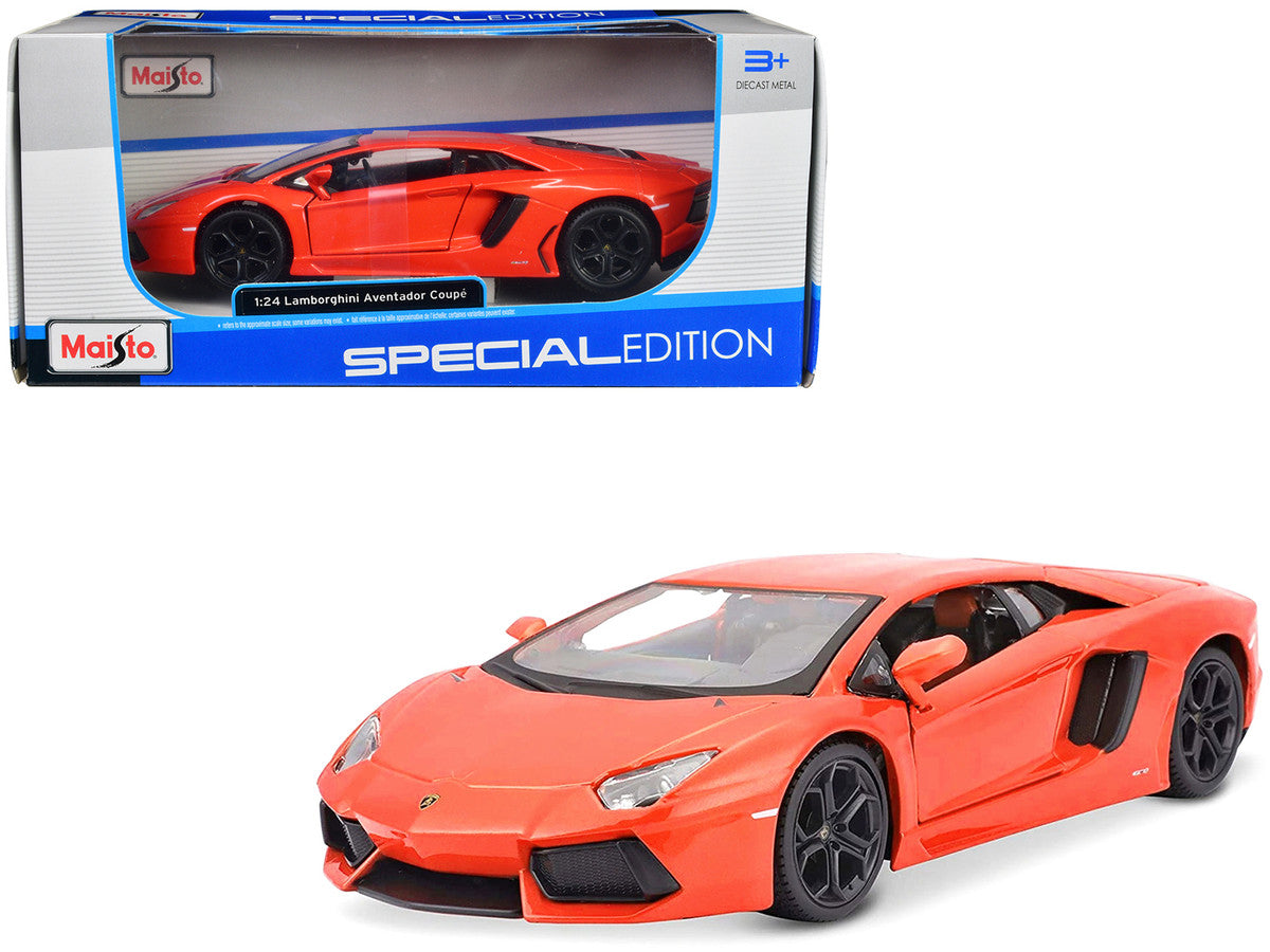 Lamborghini Aventador LP700-4 Orange 1/24 Diecast Model Car by Maisto-0