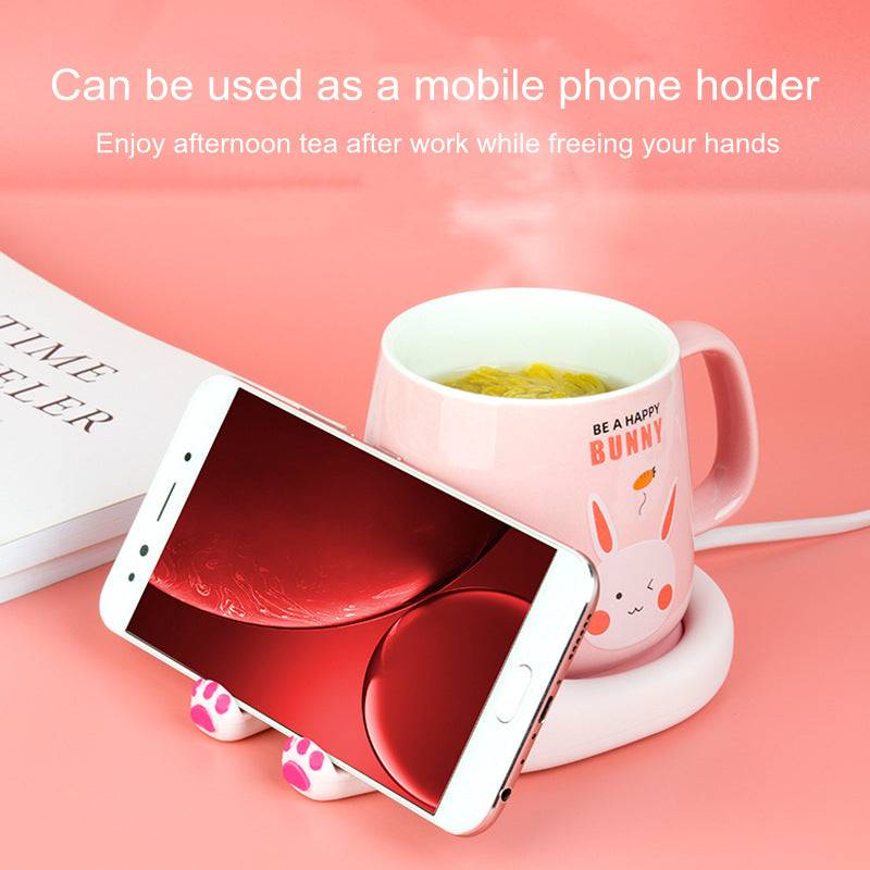 Coaster Insulation Base USB Gift Smart Constant Warm Coaster-4