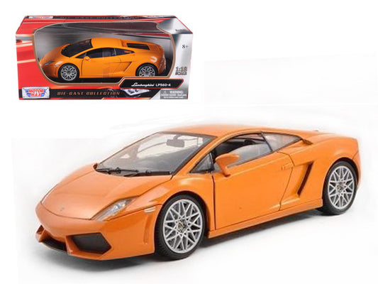 Lamborghini LP 560-4 Orange 1/18 Diecast Car Model by Motormax-0