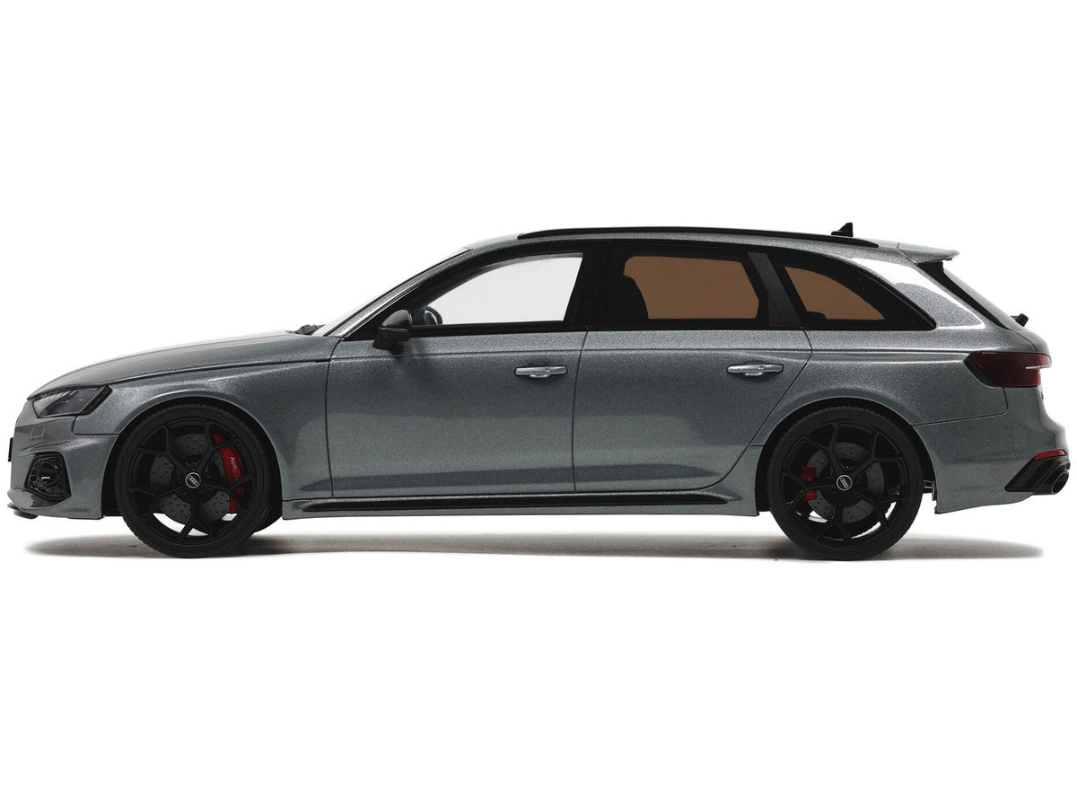 Audi RS 4 Competition Gray Metallic 1/18 Model Car by GT Spirit-1