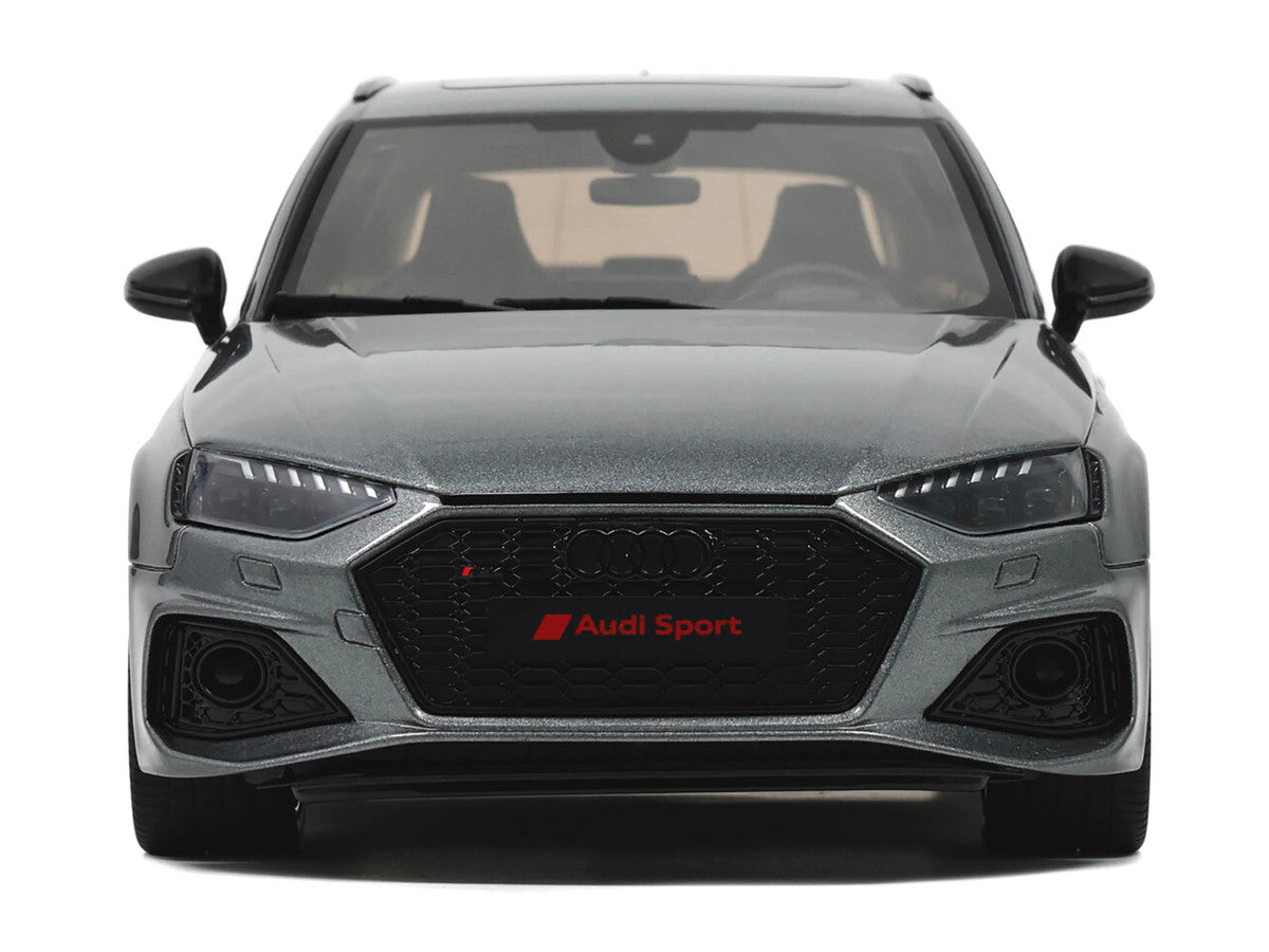 Audi RS 4 Competition Gray Metallic 1/18 Model Car by GT Spirit-0