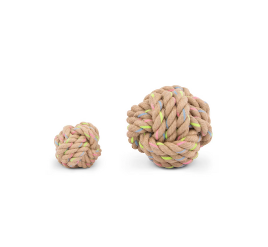 Natural Hemp Rope Ball | Recycled Cotton-0