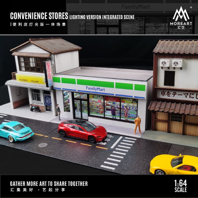 MoreArt Convenience Store "FamilyMart" Diorama 1:64 MO941101-1