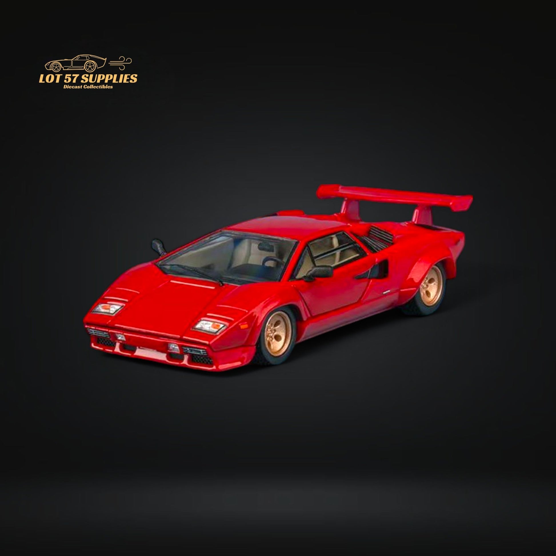 (Pre-Order) FindClassically Lamborghini Countach LP5000 S Red Tail 1:64-1