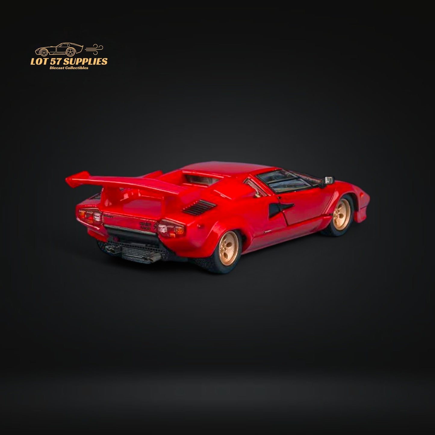 (Pre-Order) FindClassically Lamborghini Countach LP5000 S Red Tail 1:64-2