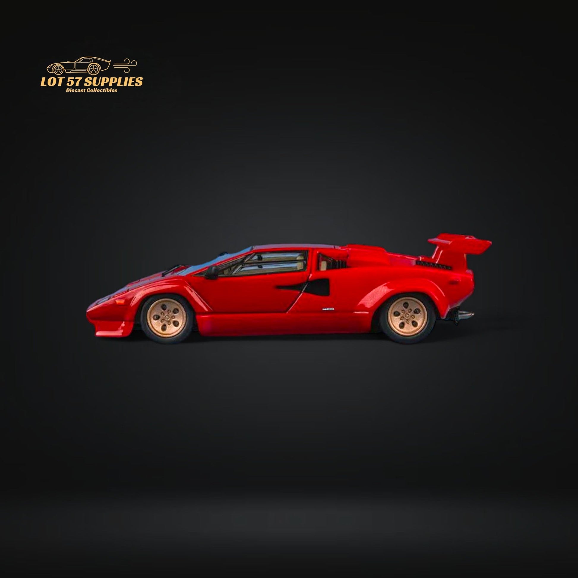 (Pre-Order) FindClassically Lamborghini Countach LP5000 S Red Tail 1:64-3