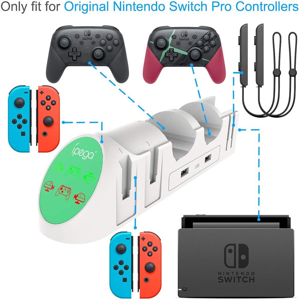 Control Battery Charger for Nintend Nintendo Switch Joy Con Joycon Console Charging Dock Nintendoswitch Controller Stand Gamepad-4