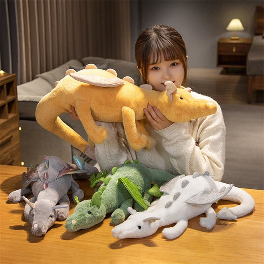 Stuffed Dragon Plush Toy with Wings-0