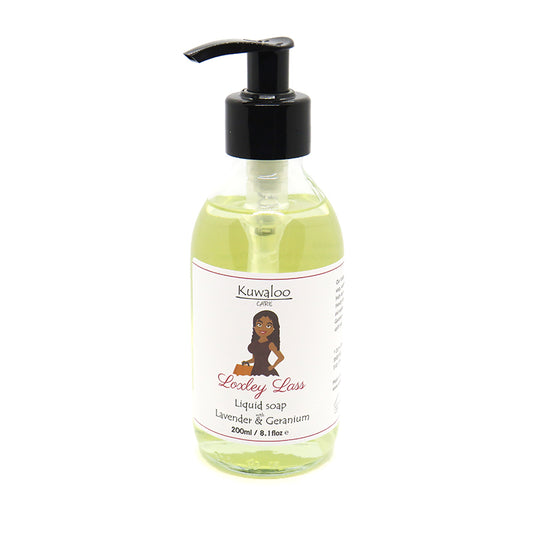 'Loxley Lass' Organic Liquid Soap 200ml - Lavender & Geranium