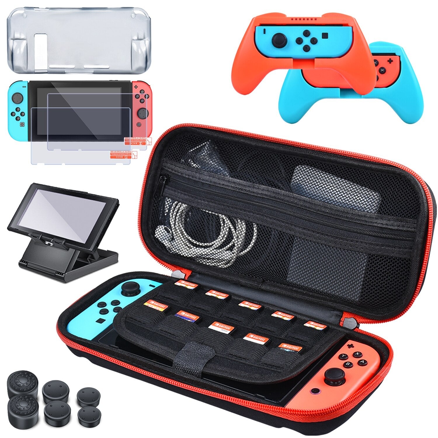 Waterproof Protective Storage Bag For Switch Console Stand For Nintendo Switch Portable Carrying Bag Case Cover For Switch-0